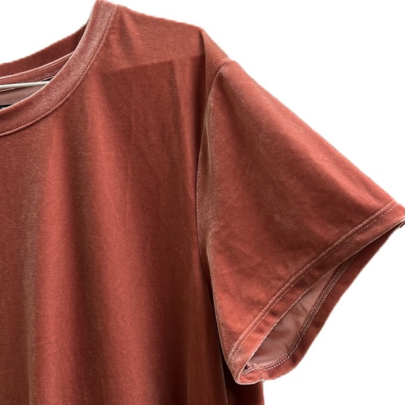 Abercrombie & Fitch, U-Neckline, Coral Pink, Cap Sleeves Top, Size XL - Picture 3 of 8